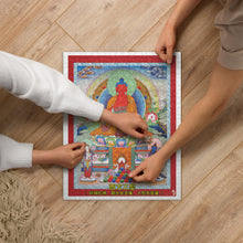 Load image into Gallery viewer, 阿彌陀佛、觀世音菩薩、大勢至菩薩唐卡砌圖